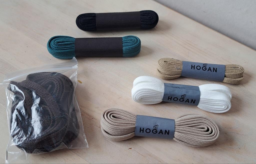 6x merk veters: valentino, Santani, Hogan, Kleding | Heren, Schoenen, Ophalen of Verzenden, Nieuw, Overige kleuren