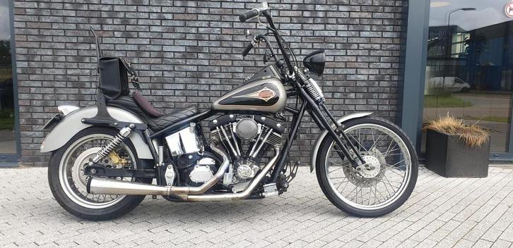 Harley-Davidson Shovelhead, Motoren, Motoren | Harley-Davidson, Particulier, Chopper, 2 cilinders, Sportuitlaat, Handgeschakeld