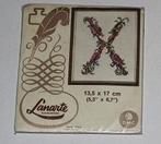 borduurpakket letter X   13,5 x 17 cm   117647, Hobby en Vrije tijd, Borduren en Borduurmachines, Ophalen of Verzenden, Nieuw