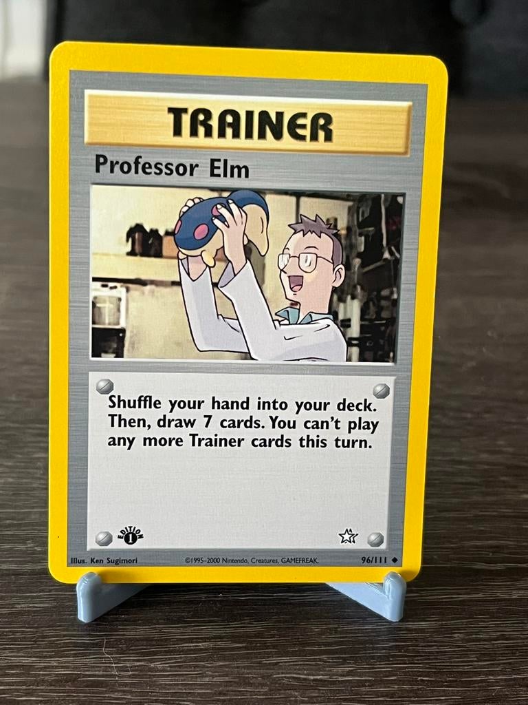 Professor Elm (96/111) - Neo Genesis (1st edition) - NM, Ophalen of Verzenden, Zo goed als nieuw, Losse kaart