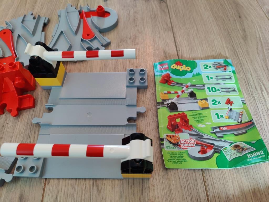 Duplo treinrails uitbreiding set 10882 Compleet, Ophalen of Verzenden, Zo goed als nieuw, Handmatig, Overige merken