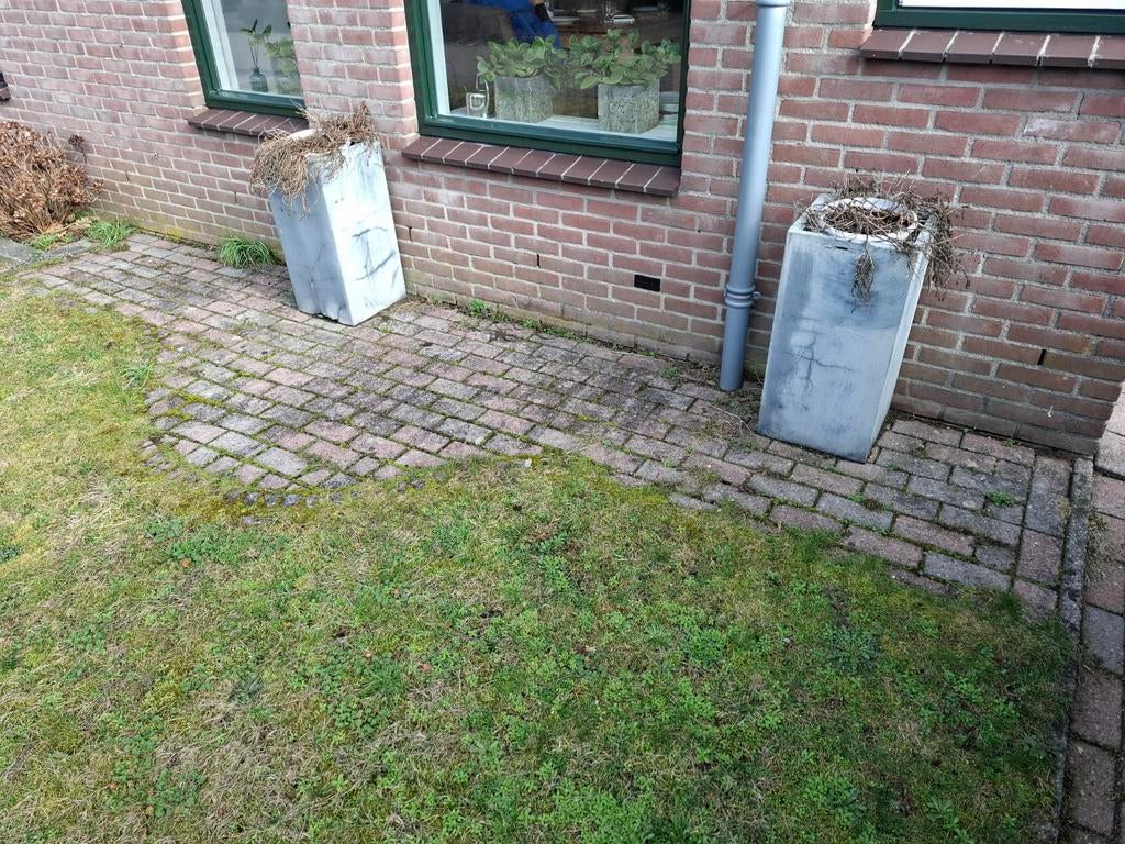 Gebruikte klinkers 20x10cm - 4m² gratis af te halen, Ophalen, Gebruikt, Klinkers, Minder dan 5 m²