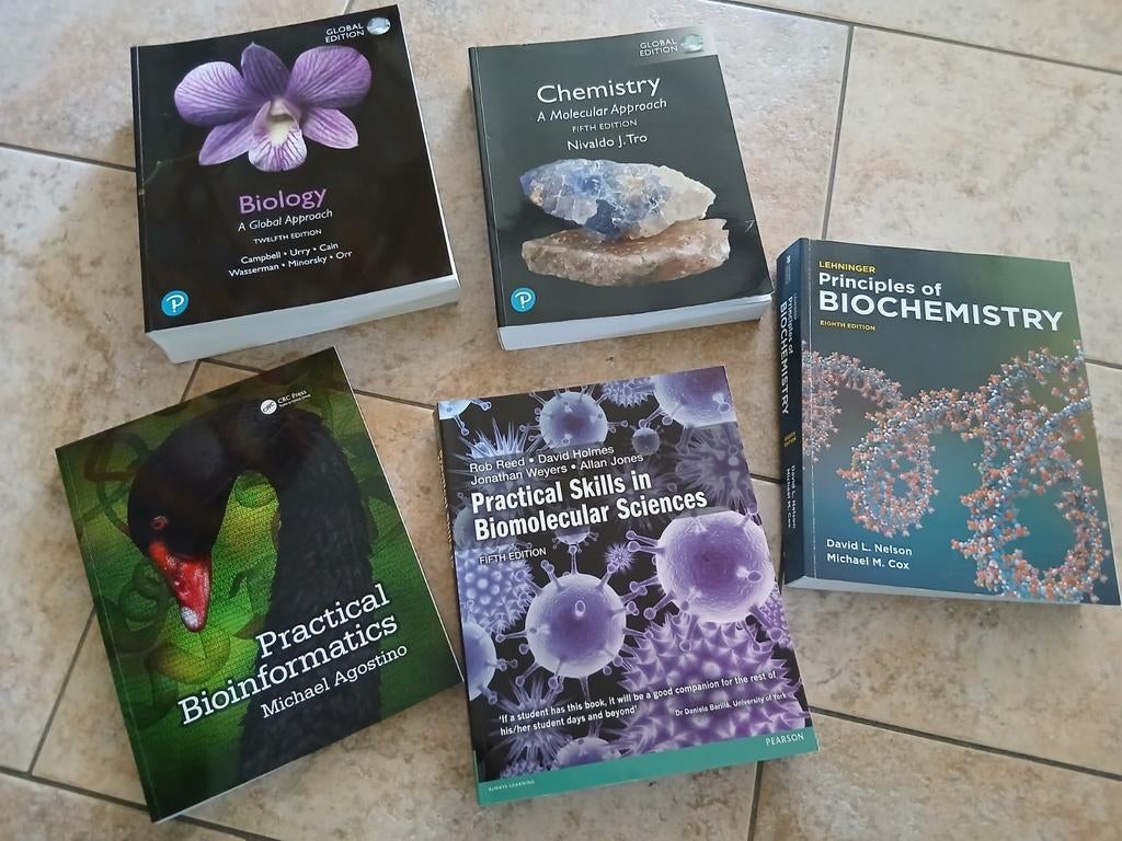 5Studieboeken biologie en medisch laboratorium onderzoek HLO, Ophalen of Verzenden, Zo goed als nieuw, Natuurwetenschap