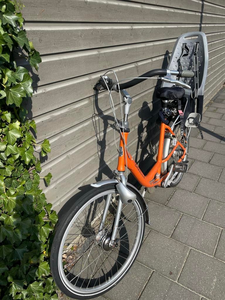 Gazelle Bloom mamafiets met kinderzitje, Fietsen en Brommers, Ophalen, 50 tot 53 cm, Gazelle, Trommelrem