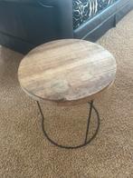 Bijzet tafeltje, Huis en Inrichting, Tafels | Bijzettafels, 45 tot 60 cm, Minder dan 55 cm, Rond, Ophalen of Verzenden