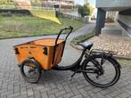 Vogue Superior 3 elektrische bakfiets 7V zwart-bruin, Fietsen en Brommers, Fietsen | Bakfietsen, 4 kinderen of meer, Elektrisch