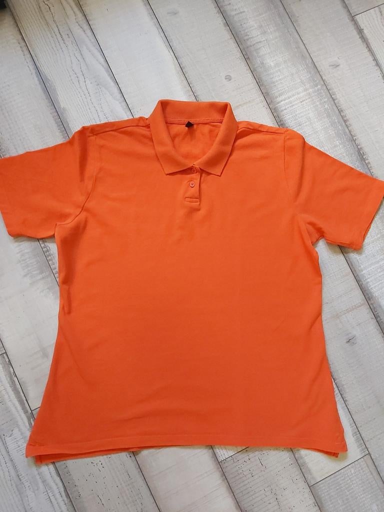 Koningsdag L, Kleding | Heren, Polo's, Hema, Maat 52/54 (L), Oranje, Ophalen of Verzenden
