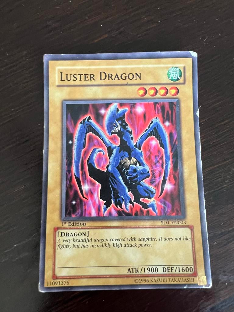 Originele Yu-Gi-Oh! Kaarten te Koop - Luster Dragon & Dark M, Hobby en Vrije tijd, Verzamelkaartspellen | Yu-gi-Oh!, Ophalen, Gebruikt
