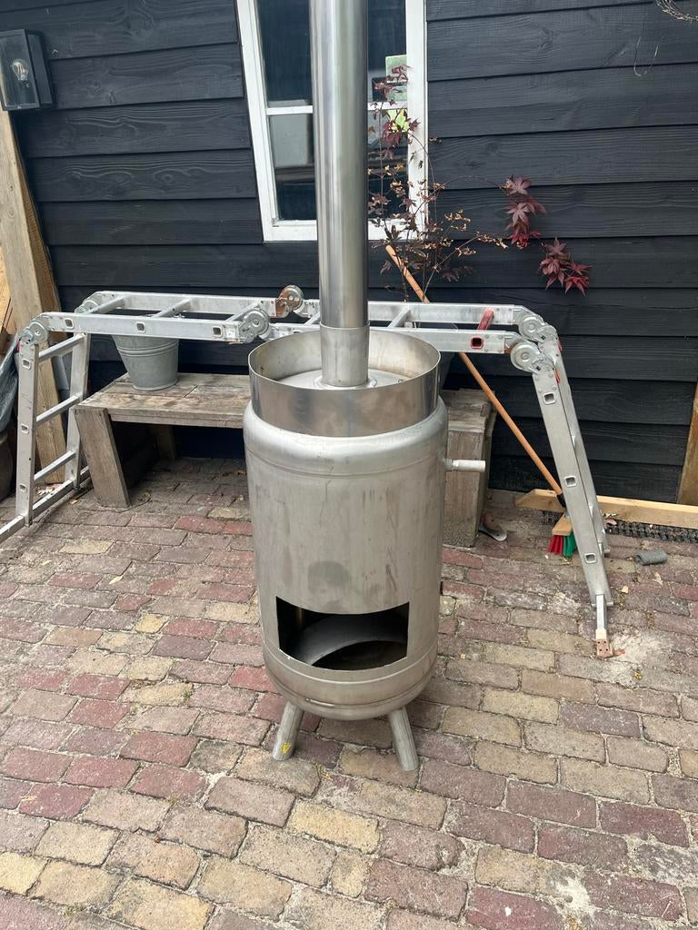 Externe hottub kachel - RVS, Tuin en Terras, Tuinhaarden, Gebruikt, Ophalen of Verzenden