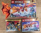 Lego Ninjago Legacy 71753 Fire Dragon Attack - Compleet, Ophalen of Verzenden, Zo goed als nieuw, Complete set, Lego