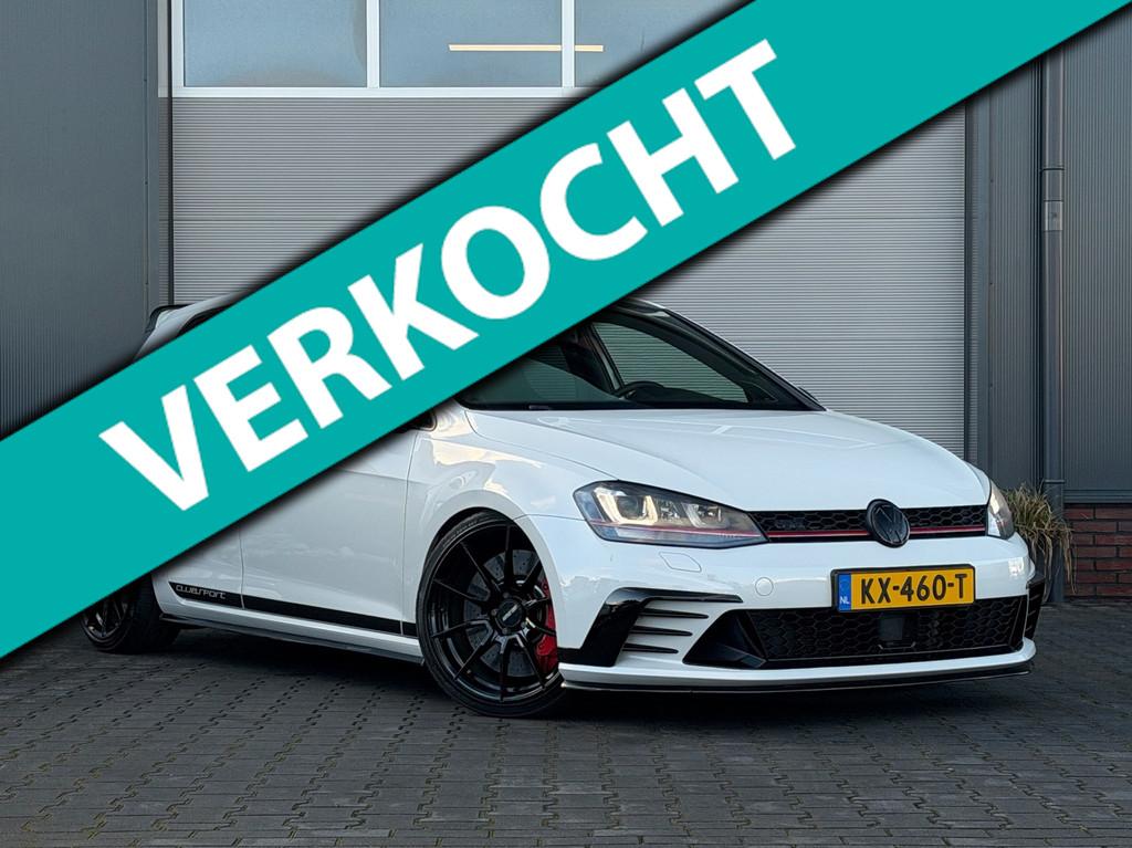 Volkswagen Golf 2.0 TSI/375pk GTI Clubsport|Pano|Kuipstoelen, Gebruikt, 4 cilinders, Wit, 14 km/l