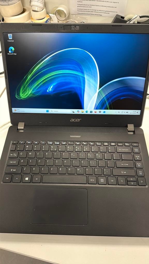 Acer TravelMate P2 - Core i7 - 16GB - 256GB - 14" FHD/IPS, Computers en Software, Met videokaart, 2 tot 3 Ghz, Qwerty, Ophalen of Verzenden