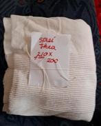 Sprei voor bank (foulard) of bed. NU bodemprijs 6 euro!, Ophalen, Gebruikt, Wit, Tweepersoons