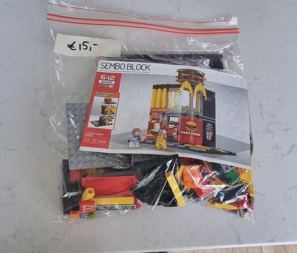 Lego Mc'donalds set, Ophalen of Verzenden, Zo goed als nieuw, Overige merken