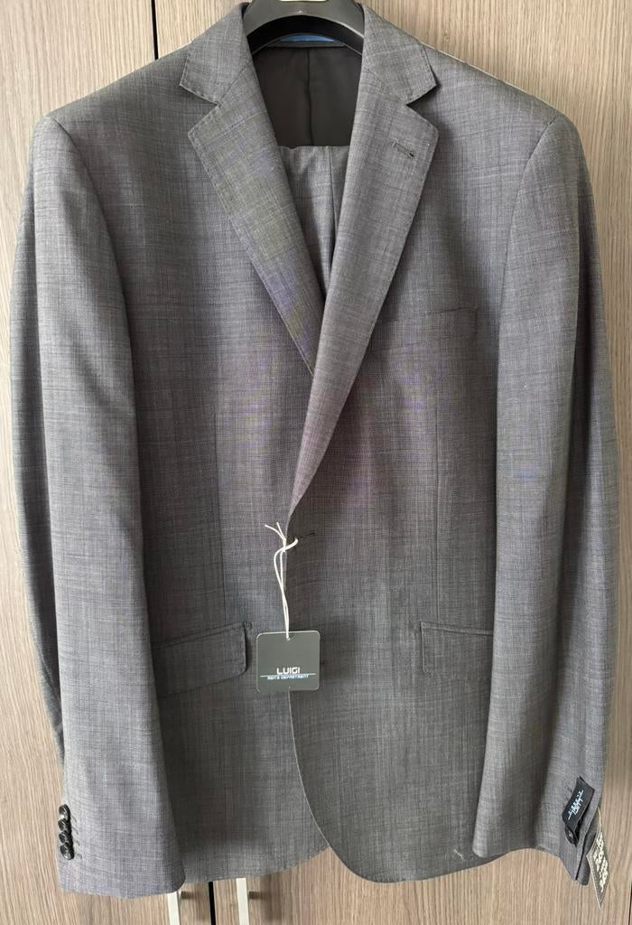 Net nieuw Luigi Men’s Department pak – maat 50, Ophalen, Nieuw, Maat 48/50 (M), Grijs