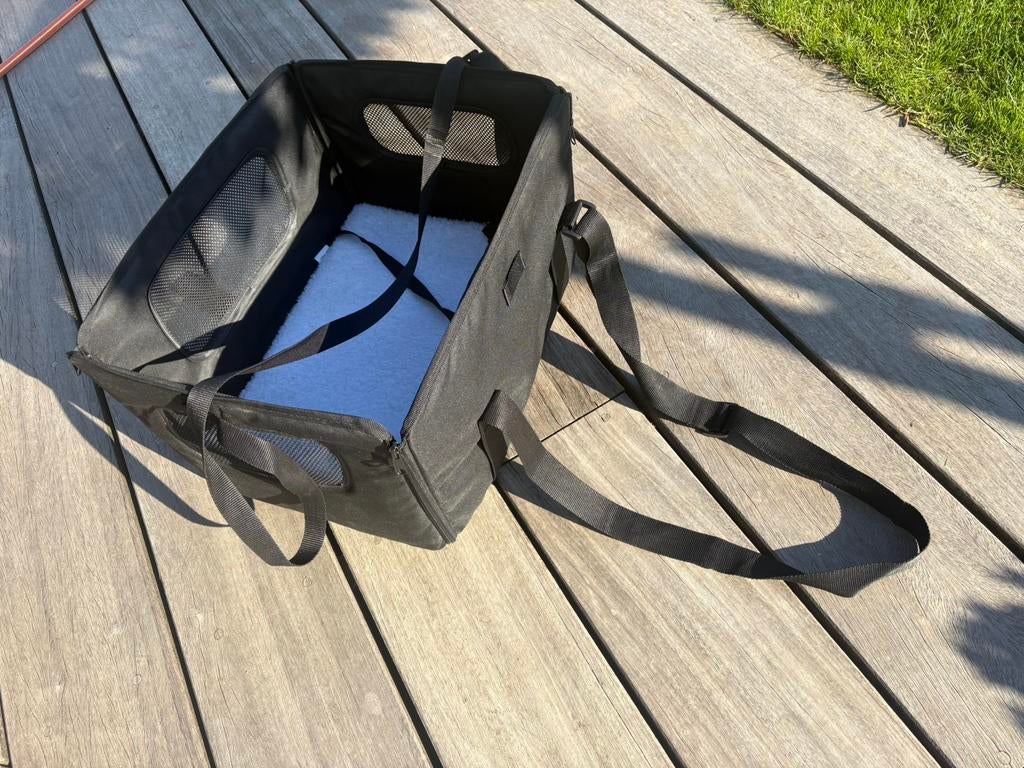 Honden automand draagbaar wasbaar met ventilatie en 4 ritsen, Ophalen of Verzenden, Zo goed als nieuw