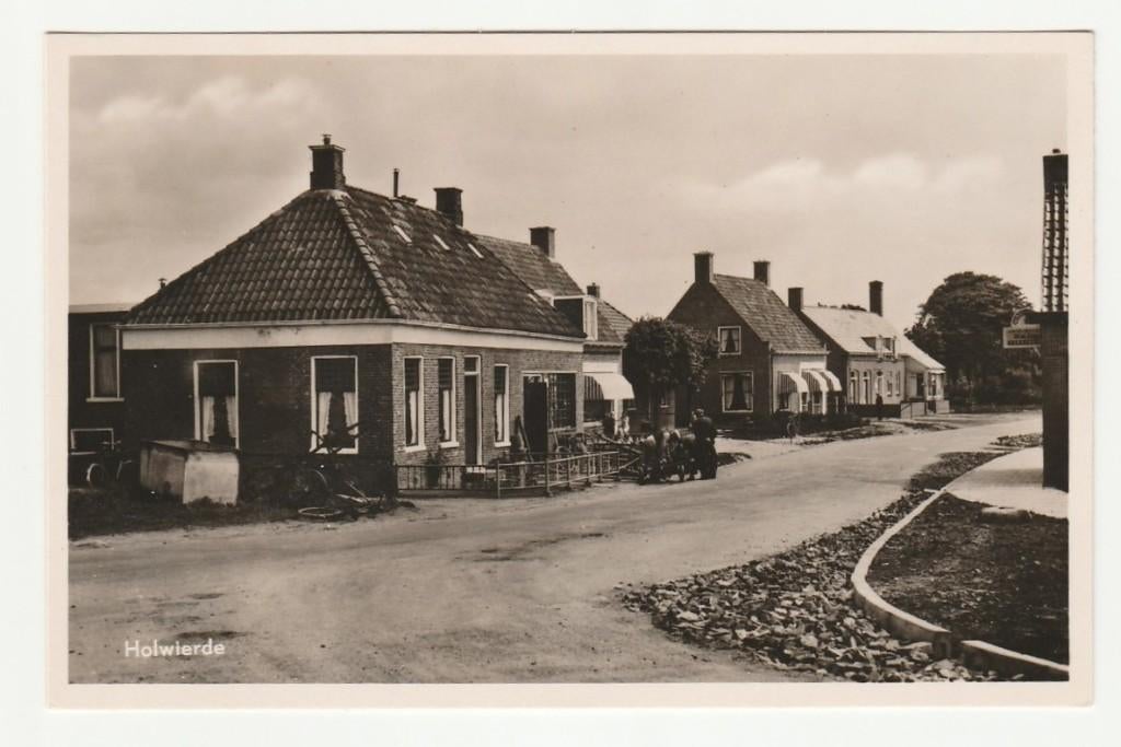 Holwierde (bij Delfzijl en Appingedam), Verzenden, 1940 tot 1960, Ongelopen, Groningen
