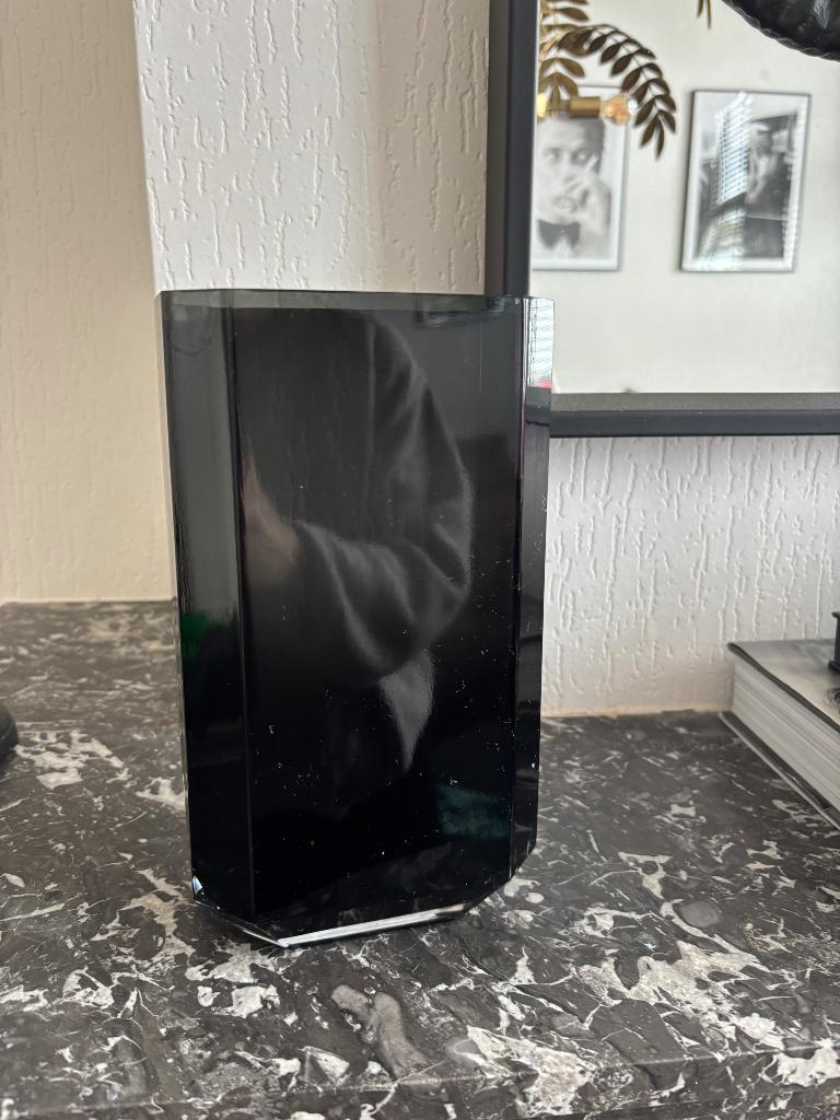 Vaas Zara Home, Ophalen, Zwart, Minder dan 50 cm, Glas