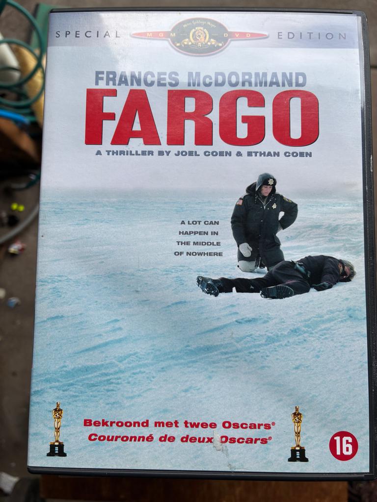Fargo DVD (Coen brothers), Vanaf 16 jaar, Ophalen of Verzenden, Zo goed als nieuw