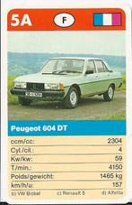 X28 autokaartje peugeot 604 dt ( 5a, Ophalen of Verzenden, Zo goed als nieuw, Auto's