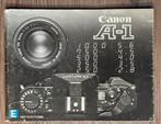 Canon A-1 Instructieboekje - engelstalig, Ophalen of Verzenden, Gelezen, Fotografen