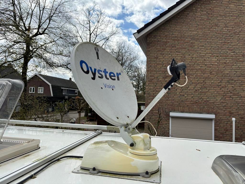 Volautomatische Satelliet Schotel Oyster Vision met Ontvange, Audio, Tv en Foto, Schotelantennes, Ophalen, Gebruikt, (Schotel)antenne