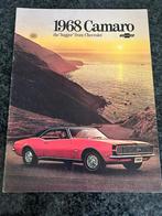 Folder 1968 Camaro, Onbekend, Chevrolet, Ophalen of Verzenden, Zo goed als nieuw