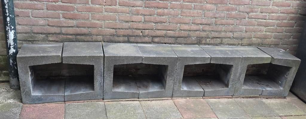 U-blokken, Doe-het-zelf en Verbouw, Metselstenen, Ophalen, Beton