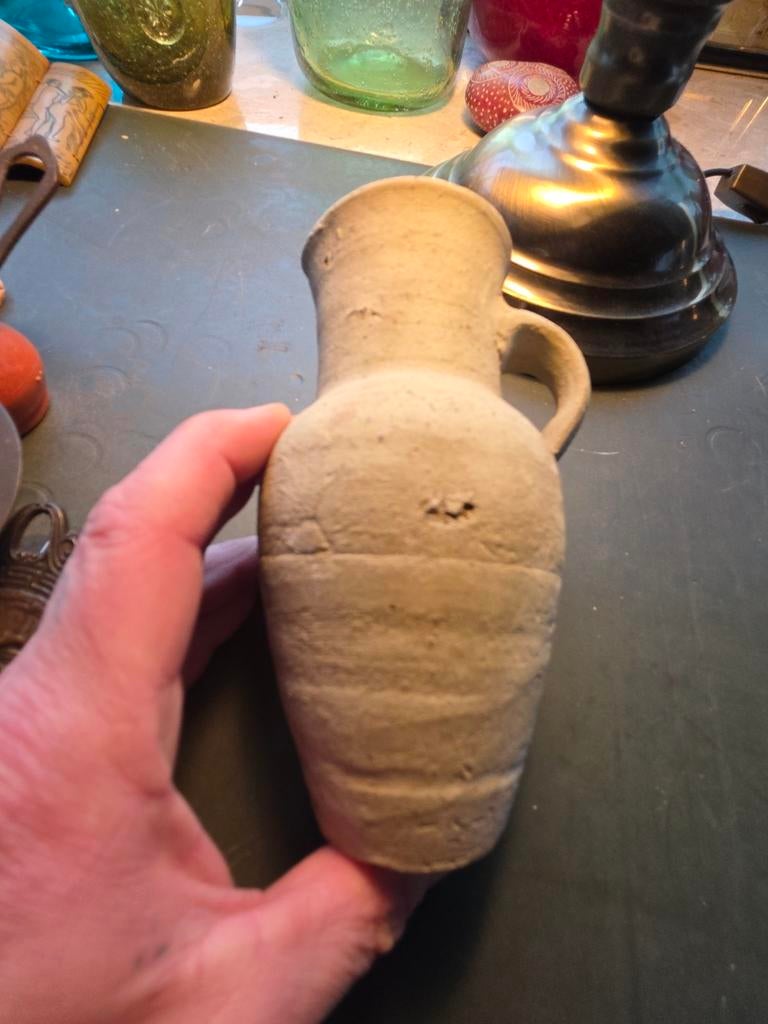 Amphora bodemvondst romeins, Antiek en Kunst, Antiek | Keramiek en Aardewerk, Ophalen of Verzenden