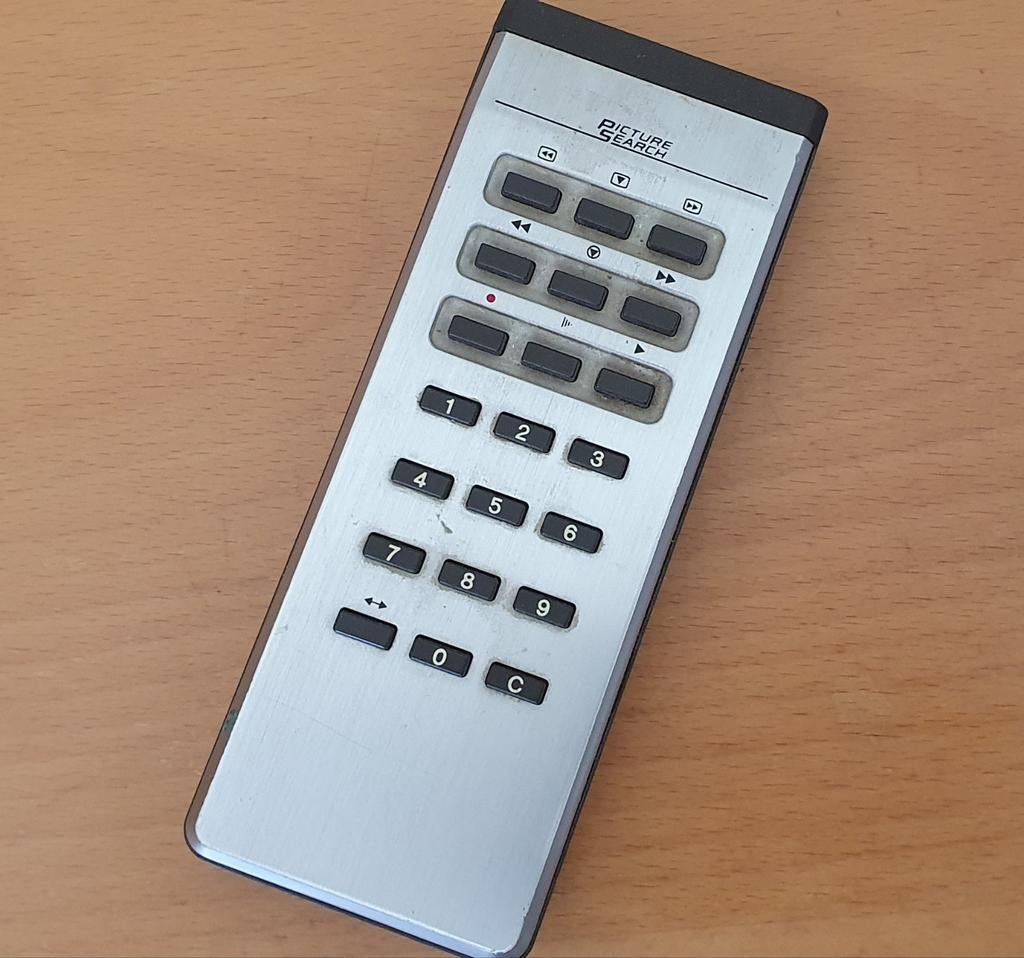 Philips Video2000 Afstandsbediening - Vintage, Ophalen of Verzenden, Gebruikt, Origineel, Vhs