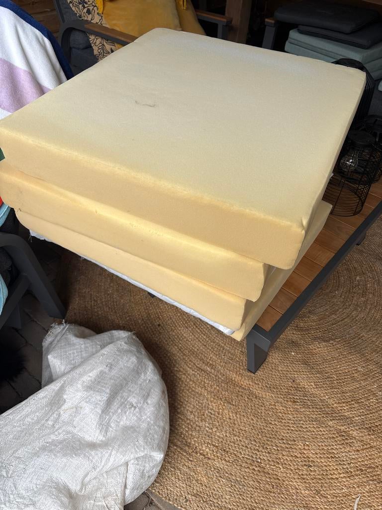 Binnenkussens voor tuin zitkussens - Set van 5, Huis en Inrichting, Woonaccessoires | Kussens, Ophalen, Gebruikt, Overige kleuren