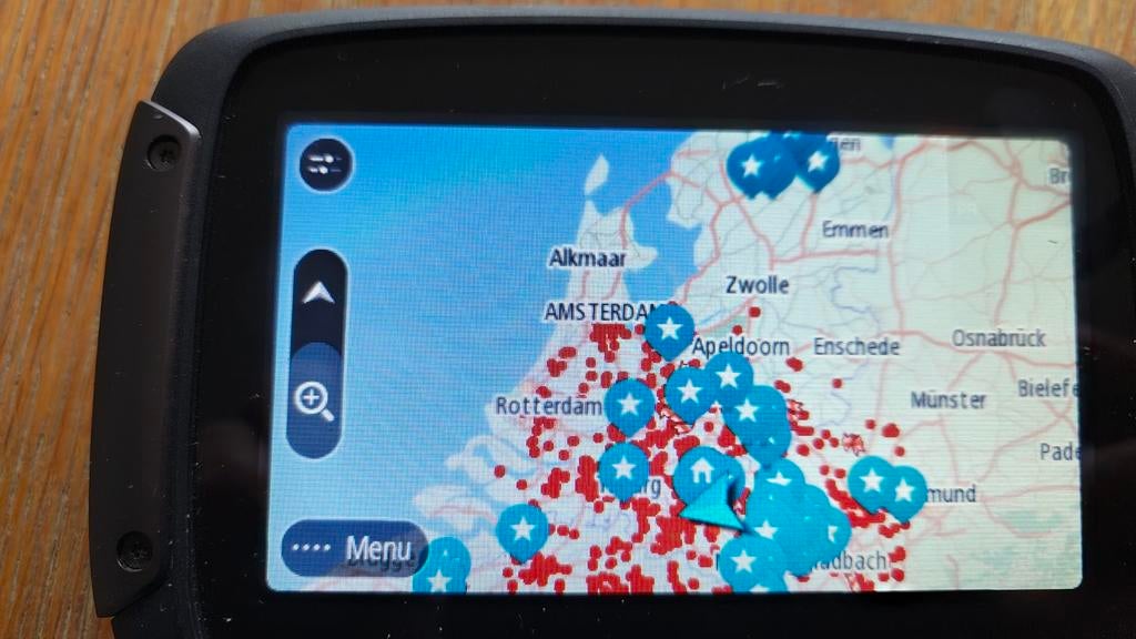 TomTom Rider 550 navigatiesysteem voor auto en motor, Ophalen of Verzenden