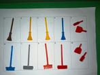 Feb 913: playmobil: onderdelen: bezems, Ophalen of Verzenden, Gebruikt, Los playmobil