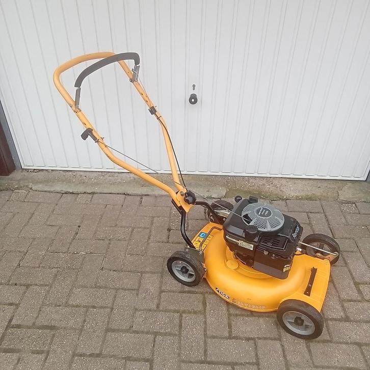 Stiga mulch grasmaaier duwmaaier benzine maaier, Tuin en Terras, Grasmaaiers, Gebruikt, Benzine-grasmaaier, 40 t/m 49 cm, Cirkelmaaier