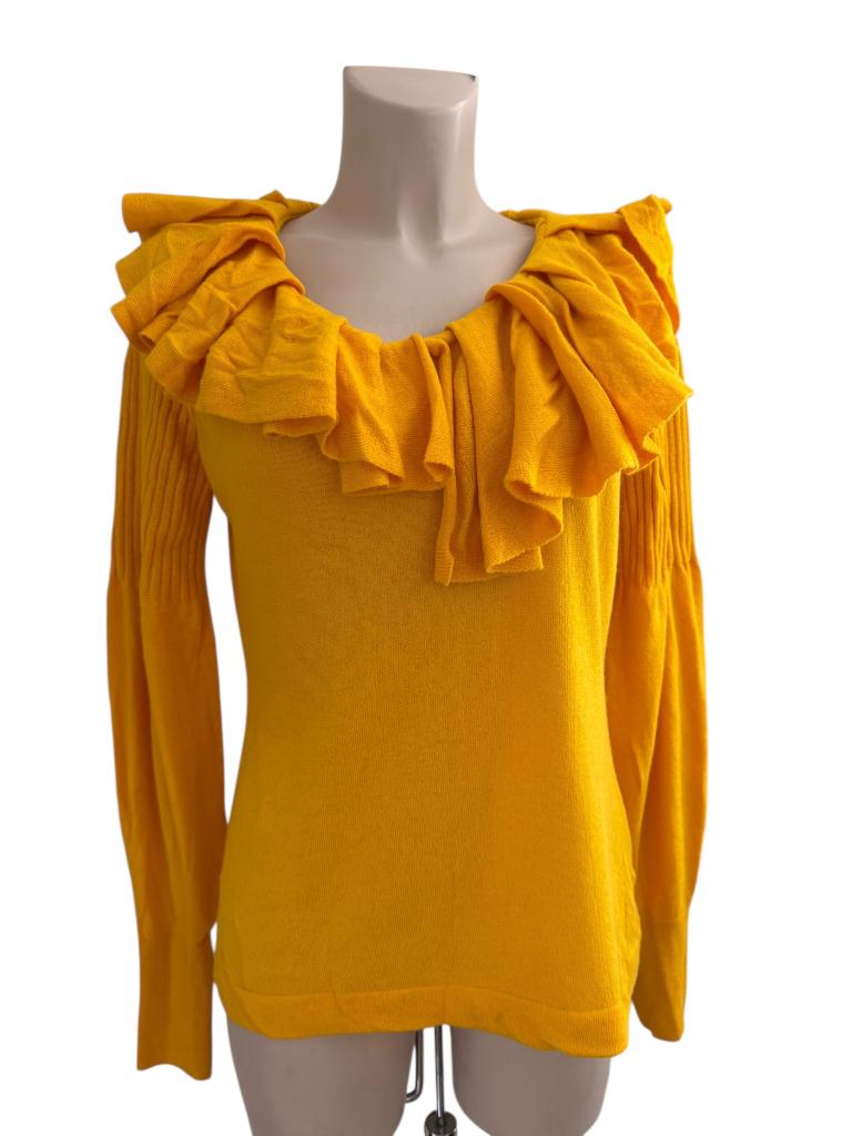 Escada trui M, Geel, Ophalen of Verzenden, Zo goed als nieuw