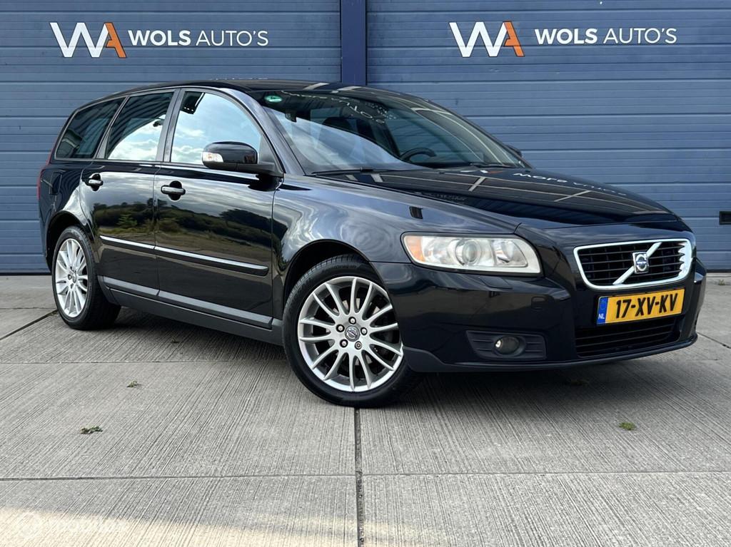 Volvo V50 1.8 Edition II / LEDER / APK 07-2026 / YOUNGTIMER!, Voorwielaandrijving, 125 pk, Zwart, 4 cilinders