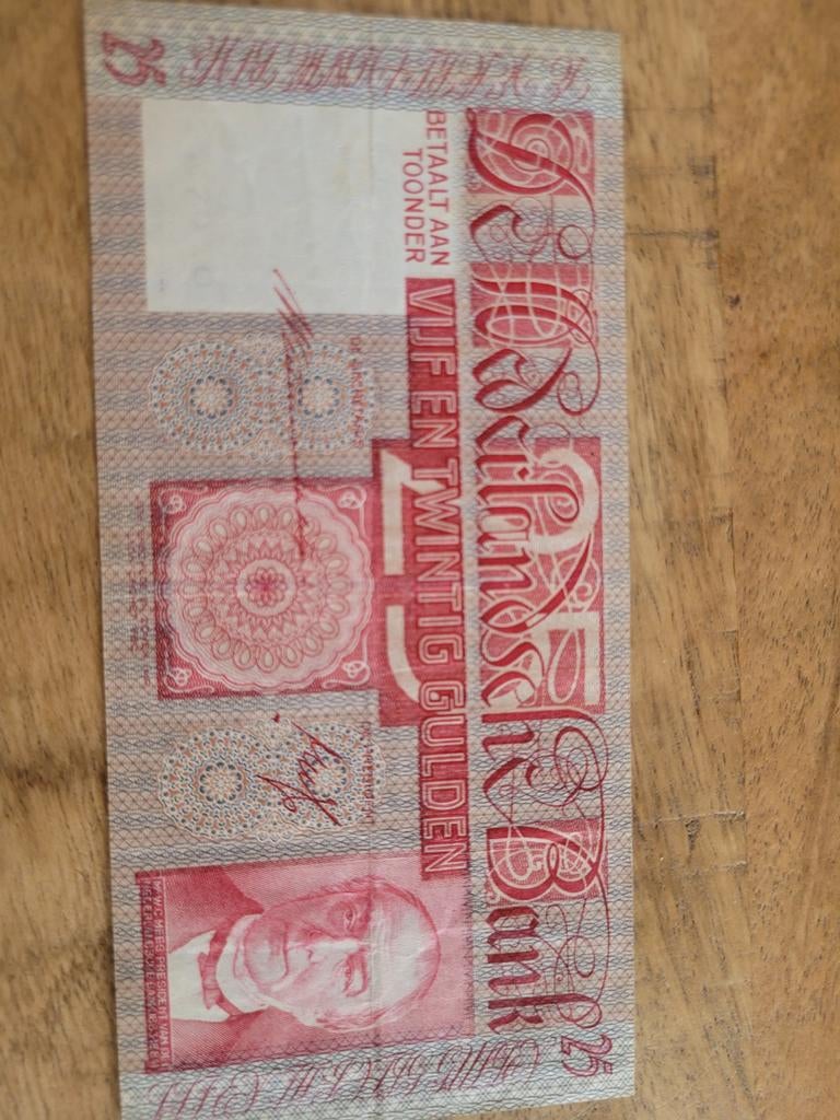 25 gulden biljet 1941 - Ik heb hem dubbel!, Postzegels en Munten, Bankbiljetten | Nederland, Ophalen of Verzenden, 25 gulden, Los biljet