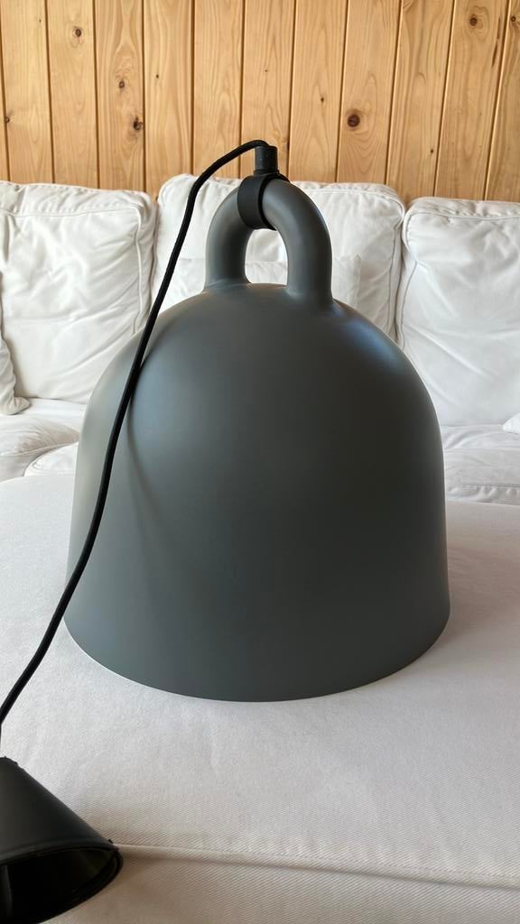 Normann copenhagen bell lamp grijs/blauw medium, Ophalen of Verzenden, Zo goed als nieuw, Minder dan 50 cm