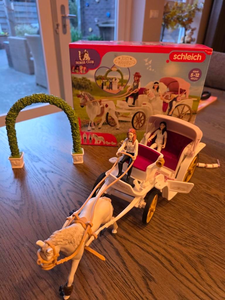 Schleich Horse Club trouwkoets, Ophalen of Verzenden, Jongen of Meisje