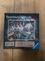 Ravensburger Escape Puzzel 368 Stukjes - Teddybeer Fabriek, Ophalen of Verzenden, Minder dan 500 stukjes, Zo goed als nieuw, Legpuzzel