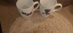 2 MOKKEN / BEKERS FIEP WESTENDORP o.a TAKKIE, Ophalen of Verzenden, Zo goed als nieuw, Overige stijlen, Kop(pen) en/of Schotel(s)