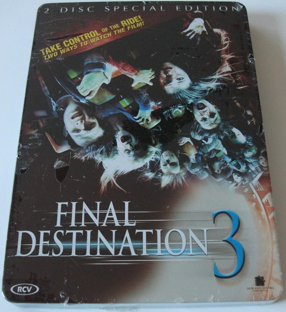 Dvd *** FINAL DESTINATION 3 *** 2-Disc Box Steelbook *NIEUW*, Cd's en Dvd's, Vanaf 16 jaar, Ophalen of Verzenden, Nieuw in verpakking