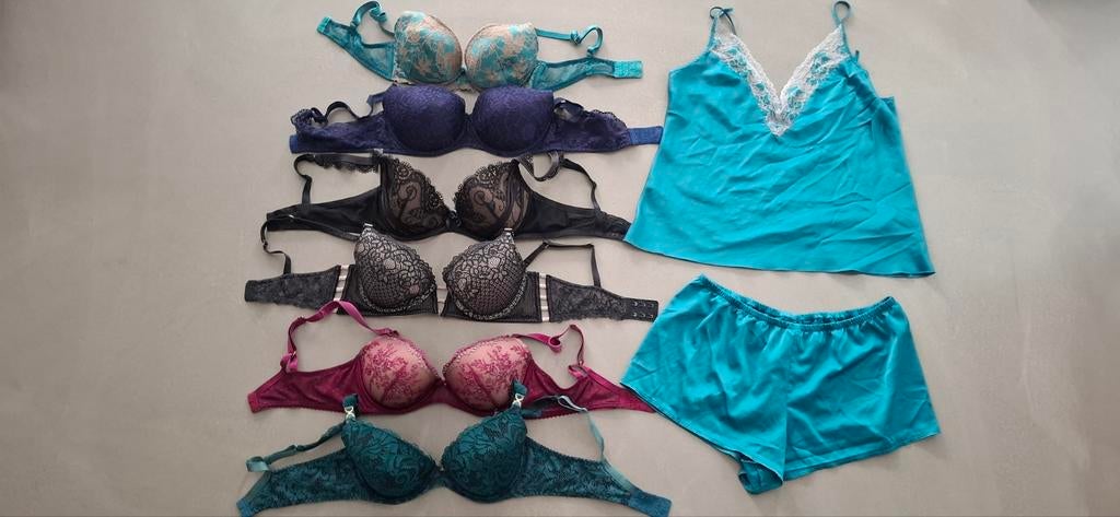 Lingadore babydoll met 6 Aubade bhs maat 75 c, Kleding | Dames, Ondergoed en Lingerie, Ophalen of Verzenden, BH