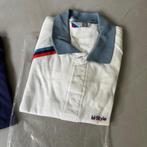 Poloshirt BMW M-Style uit 1985, Kleding | Heren, Polo's, Maat 52/54 (L), Onbekend, Wit, Nieuw