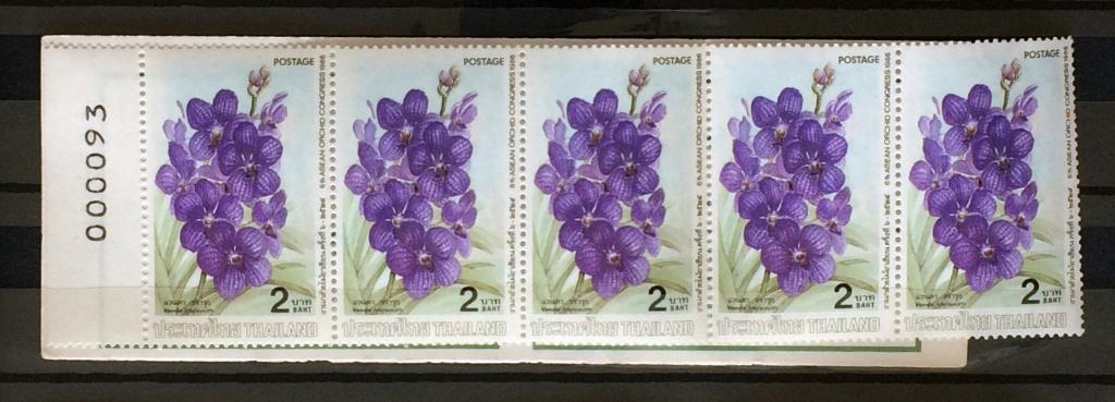 Thailand Boekje 1986 Postfris Orchidee, Verzenden, Postfris, Dier of Natuur