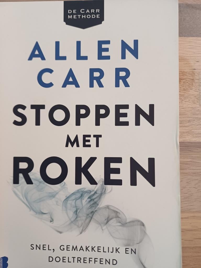 Allen Carr - Stoppen met roken, Allen Carr, Ophalen of Verzenden, Zo goed als nieuw, Gezondheid en Conditie