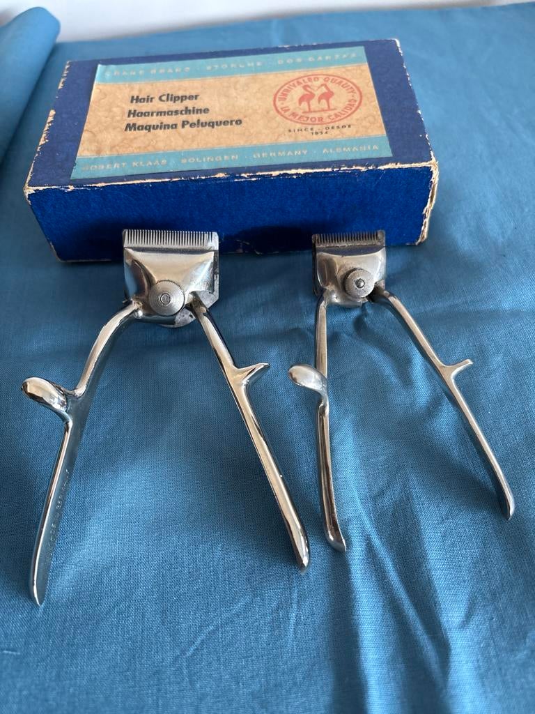 Vintage Hand tondeuse 2 stuks, Ophalen of Verzenden, Tondeuse