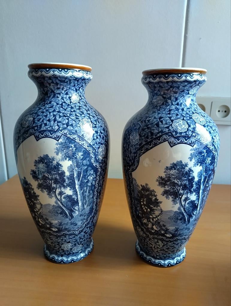 2 grote vazen van Villeroy en Boch Flamand, Ophalen of Verzenden