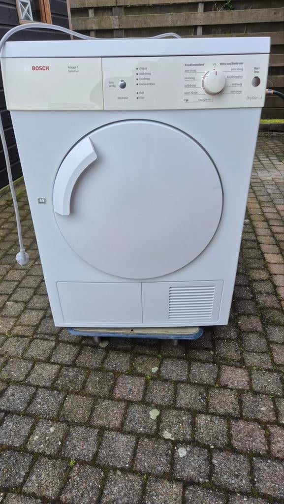 Te koop Bosch Maxx 7 wasdroger, Ophalen, 6 tot 8 kg, Gebruikt, Luchtafvoer