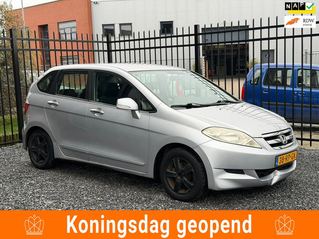 Honda FR-V 1.7i Comfort AIRCO!6PERSOONS!APK!KOOPJE!, Auto's, Honda, Gebruikt, Zwart, 4 cilinders, FR-V